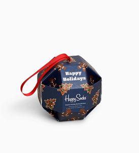 Oferta de 1-Pack Gingerbread Cookies Socks Gift Box por 15€ en Happy Socks