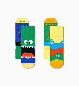 Oferta de 2-Pack Kids Monsters Anti Slip por 15€ en Happy Socks