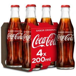 Oferta de Pack 4 unidades coca cola 4x20 cl por 3,52€ en BM Supermercados