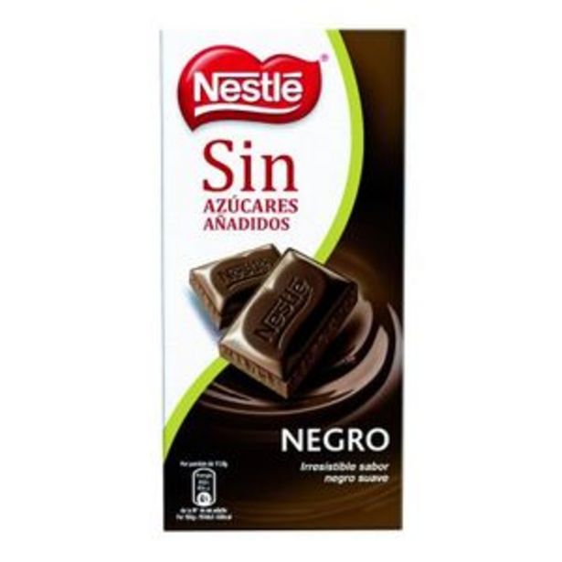 Oferta de Chocolate negro sin azúcar 125 g por 1,79€