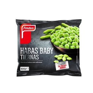 Oferta de Habas baby 400g por 3,85€ en BM Supermercados