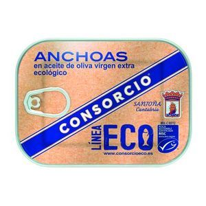 Oferta de Anchoas en aceite de oliva ecológico 74g por 3,25€ en BM Supermercados