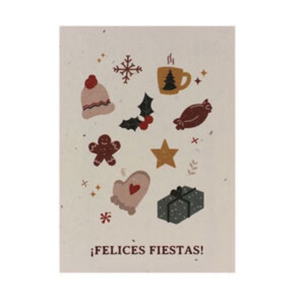 Oferta de Tarjeta Eco-Friendly semillas Sheedo - ¡Felices Fiestas! por 2,63€