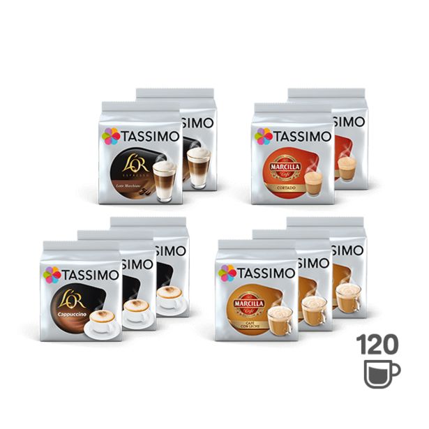 Oferta de Top cafés con leche por 47,99€ en Tassimo