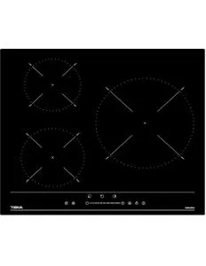 Oferta de Placa Teka Ibc63bf100 Induccion 3 Fuegos 60cms Cristal Negro Sin Marco Fuego De 30 Cm... por 265€ en Electrolider