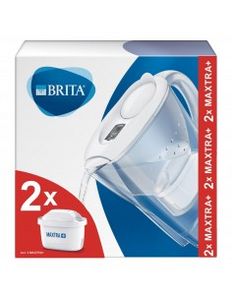 Oferta de Jarra Brita Marella Blanca Maxtra Plus 2 Filtros 1028185 por 21€ en Electrolider
