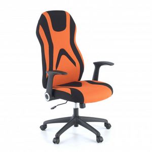 Oferta de Silla Gamer Turbo, diseño deportivo, reclinable Naranja por 116,1€ en Ofichairs
