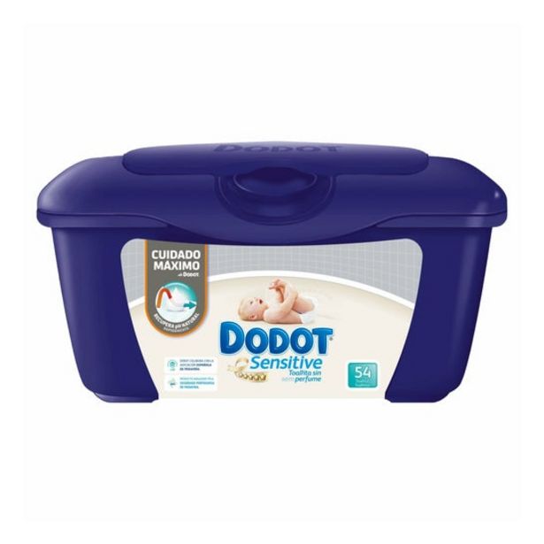 Oferta de Dodot Toallitas Sensitive caja 54uds por 4,37€