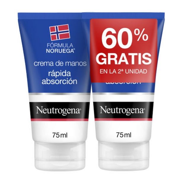 Oferta de Neutrogena Crema de Manos de Rápida Absorción 2x75ml por 9,15€