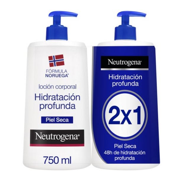 Oferta de Neutrogena Loción Corporal Hidratación Profunda Piel Seca 2x750ml por 16,51€