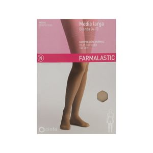 Oferta de Farmalastic Media Larga Blonda (A-F) Compresión Normal T-M 1ud por 8,38€ en Promofarma