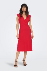 Oferta de Vestido largo cruzado por 24,99€ en Springfield