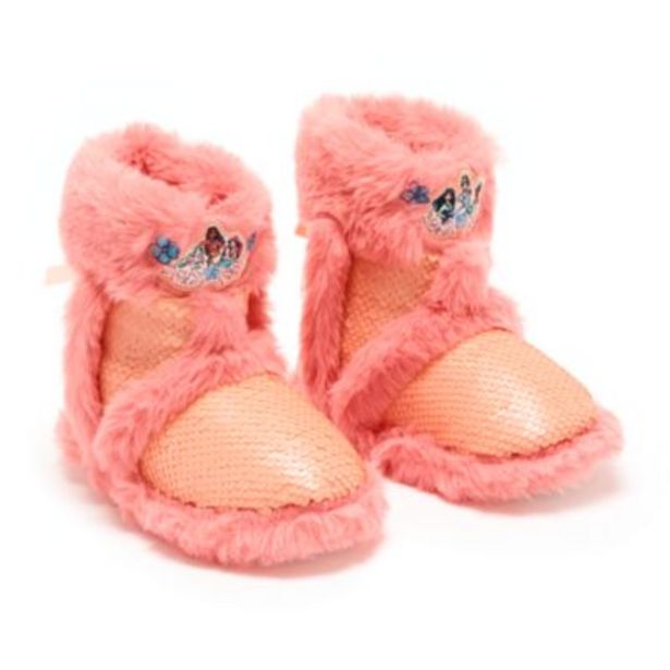 Oferta de Zapatillas tipo bota infantiles princesas Disney, Disney Store por 6€