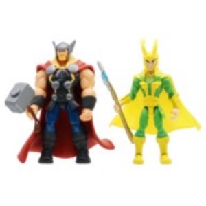 Oferta de Set figuras acción Thor y Loki, Marvel Toybox, Disney Store por 12,5€ en Disney