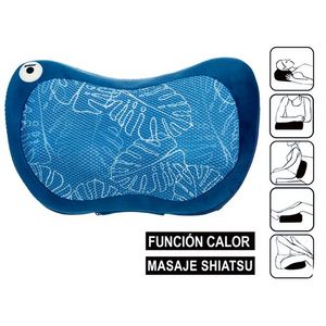 Oferta de Cojin masaje verde agua hojas 31x19x9.5cm por 29€ en Ale-Hop