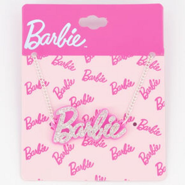 Oferta de Barbie™ Logo Pendant Necklace – Pink por 6,8€