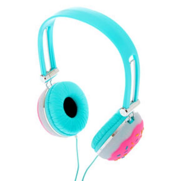 Oferta de Glitter Donut Headphones - Turquoise por 17,5€ en Claire's