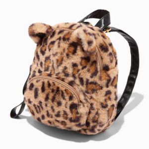 Oferta de Claire's Club Leopard Tiny Backpack por 17,49€ en Claire's