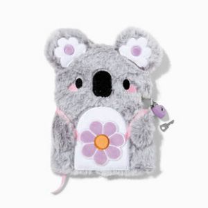 Oferta de Daisy Purse Koala Plush Lock Diary por 14,99€ en Claire's
