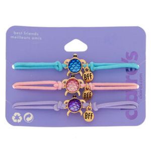 Oferta de Pastel Turtle Stretch Friendship Bracelets - 3 Pack por 5,99€ en Claire's