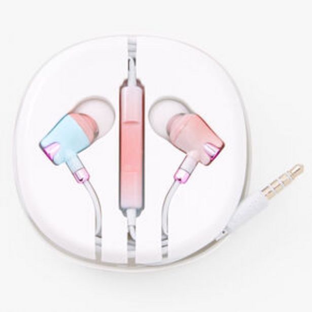 Oferta de Pastel Rainbow Silicone Earbuds por 8,4€