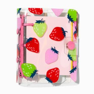 Oferta de Strawberry Print Mini Journal Notebook por 5,99€ en Claire's
