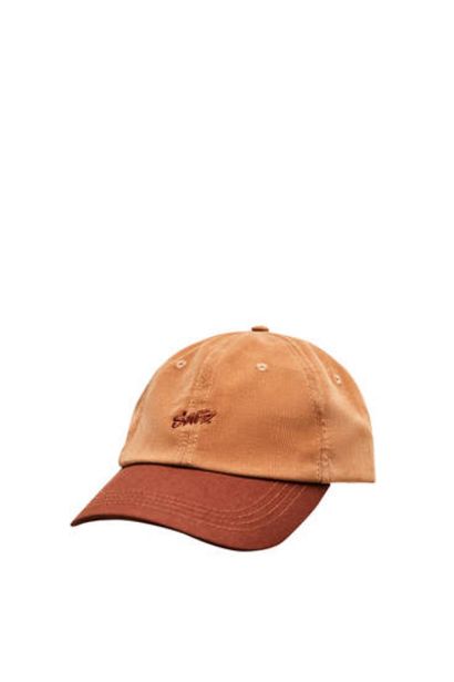 Oferta de Gorra marrón tejido pana por 12,99€