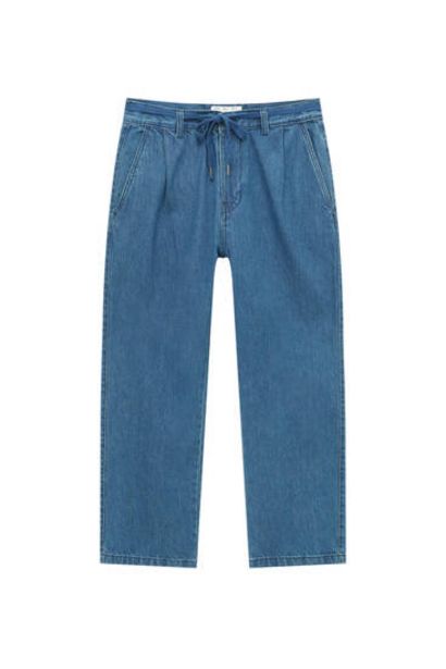 Oferta de Jeans loose fit pinzas por 12,99€