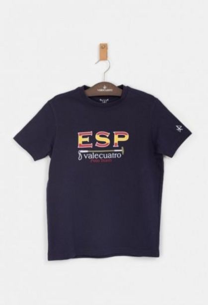 Oferta de Camiseta niño de España azul por 9,46€