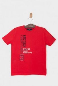 Oferta de Camiseta No Polo Team Rojo por 9,47€ en Valecuatro
