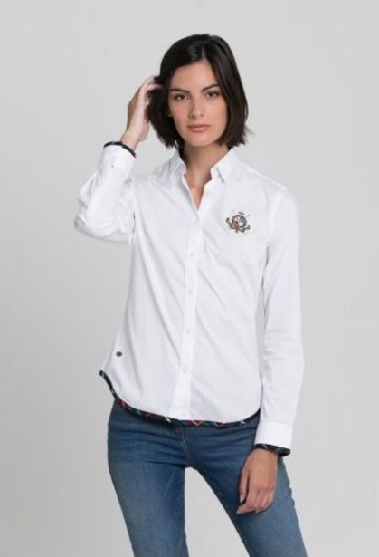 Oferta de Camisa escudo blanco de mujer por 40,44€