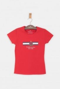 Oferta de Camiseta Niña New York Rojo por 9,46€ en Valecuatro