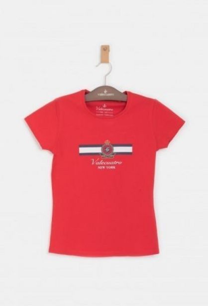 Oferta de Camiseta Niña New York Rojo por 9,47€