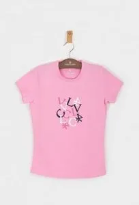 Oferta de Camiseta niña Letras Rosa por 9,47€ en Valecuatro