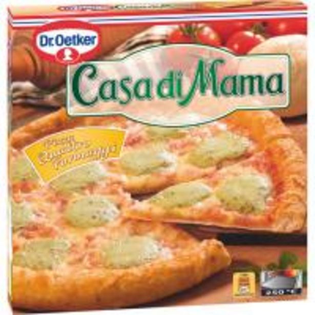 Oferta de Pizza 4 quesos Casa Di Mama DR. OETKER, caja 410 g por 3,9€