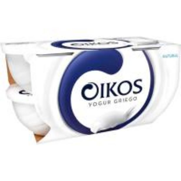 Oferta de Yogur griego natural OIKOS, pack 4x110 g por 2,19€