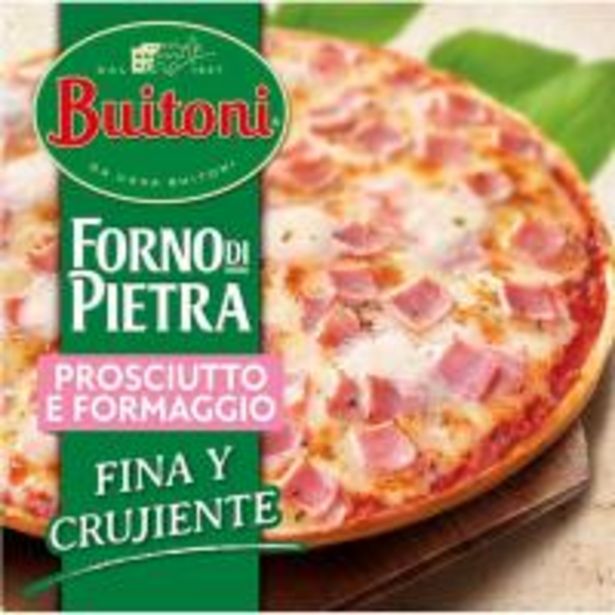 Oferta de Pizza Forno Di Pietra Prosciutto Formagi BUITONI, caja 360 g por 3,29€