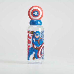 Oferta de Botella tapón 3D CAPITAN AMERICA por 6,99€ en Merkal