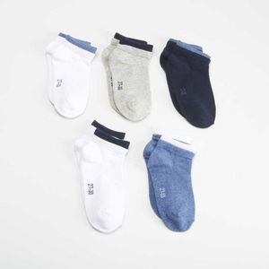 Oferta de Pack 5 calcetines invisibles azul MKL por 2,99€ en Merkal