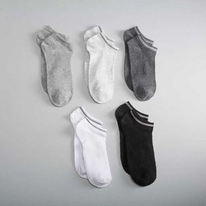 Oferta de Pack x5 calcetines invisibles raya lurex MKL por 3,99€ en Merkal