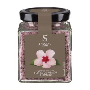 Oferta de Sales minerales flor de sal con flores de hibisco y romero por 2,89€ en ALDI