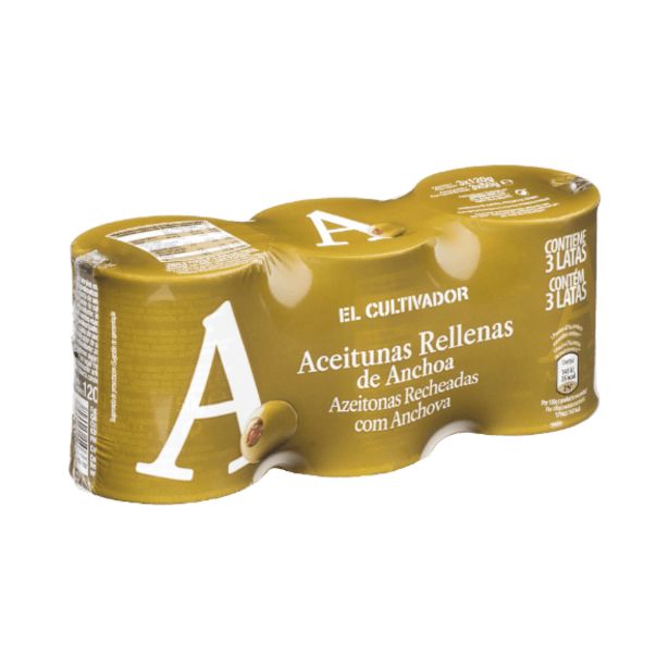 Oferta de Aceitunas rellenas de anchoa por 0,85€