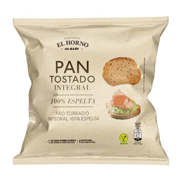 Oferta de Pan tostado integral de espelta por 1,49€