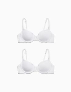 Oferta de Pack 2 Sujetadores con Aros para Niña, Blanco por 15,99€ en Zippy