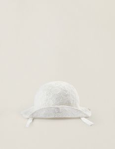 Oferta de Sombrero con Bordado Inglés para Recién Nacida, Blanco por 12,99€ en Zippy