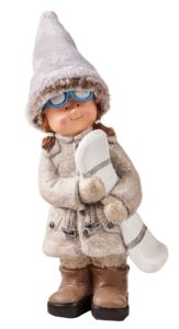 Oferta de SNOWBOARD Figura decorativa beis por 34,95€ en Casa