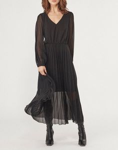 Oferta de Vestido falda plisada Color Negro por 29,99€ en Naf Naf