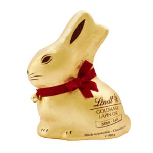 Oferta de Gold Bunny chocolate con leche 500g por 13,5€ en Lindt