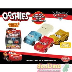 Oferta de Pack 4 personajes cars 3 ooshies s1 por 2,5€ en Don Dino