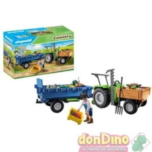 Oferta de Tractor con remolque playmobil por 29,99€ en Don Dino